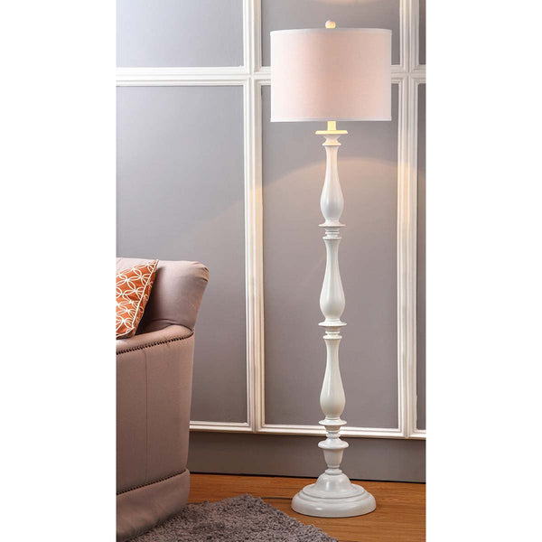 Safavieh Safavieh Bessie 62 Inch H Candlestick Floor Lamp-White