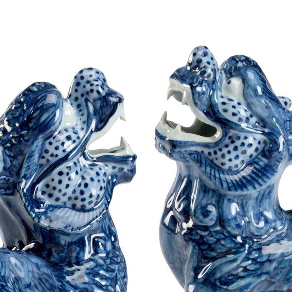 safavieh Blue Foo Dogs (Pr) | Chelsea House - 384549