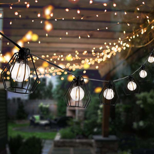 Safavieh Safavieh Bowne LED Outdoor String Lights - Black