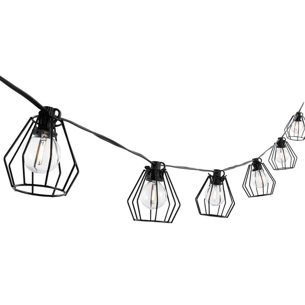 Safavieh Safavieh Bowne LED Outdoor String Lights - Black