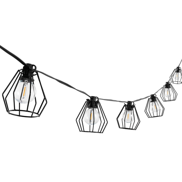 safavieh Safavieh Bowne LED Outdoor String Lights - Black