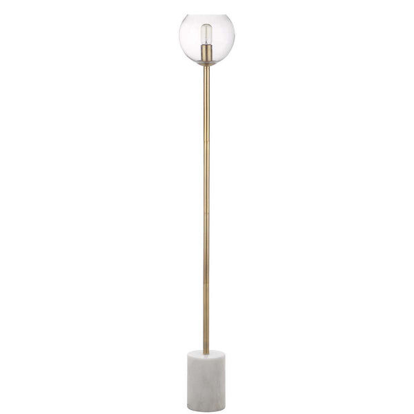 safavieh Safavieh Bradley Floor Lamp-White/Brass Gold