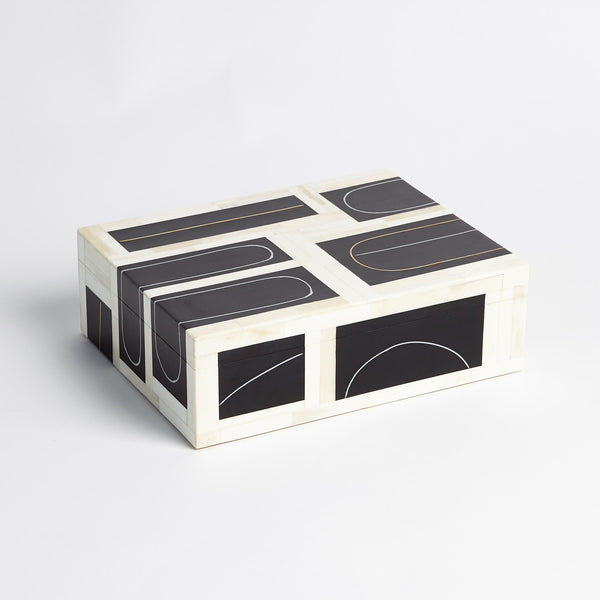 Safavieh Brass Loop Box-Lg | Global Views - 9.93232