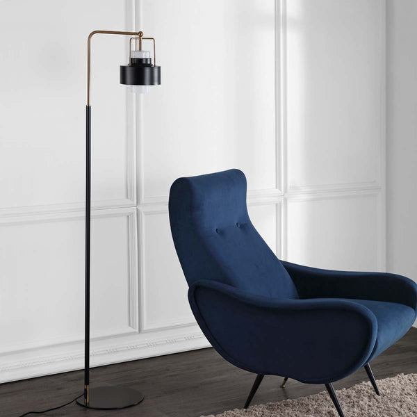 Safavieh Safavieh Brendon Floor Lamp-Black/Brass Gold