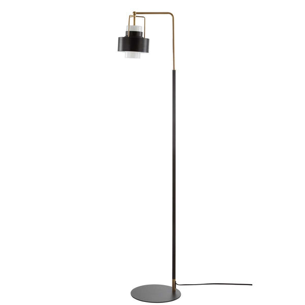 Safavieh Safavieh Brendon Floor Lamp-Black/Brass Gold