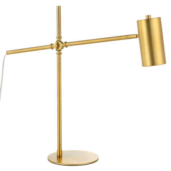 Safavieh Brushed Gold Home Decor Desk Lamp