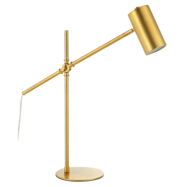safavieh Brushed Gold Home Decor Desk Lamp