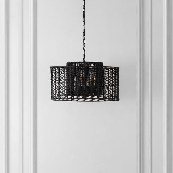 Safavieh Safavieh Brynora 4 Light Extendable Pendant - Black