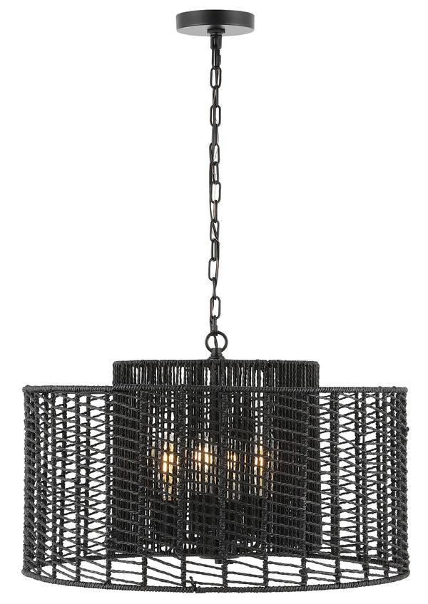Safavieh Safavieh Brynora 4 Light Extendable Pendant - Black
