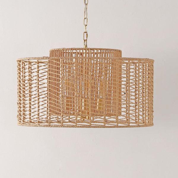 Safavieh Safavieh Brynora 4 Light Extendable Pendant - Natural / Gold