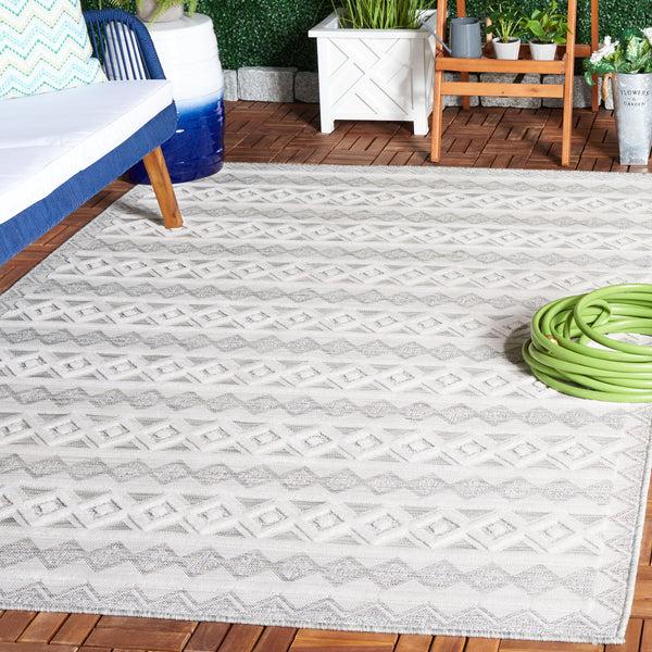 safavieh Safavieh Cabana Collection CBN418F - Grey / Ivory