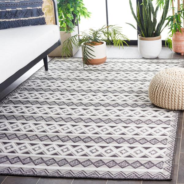 Safavieh Safavieh Cabana Collection CBN418Z - Black / Grey Ivory