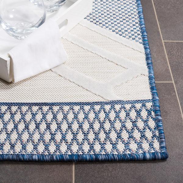 Safavieh Safavieh Cabana Collection CBN420N - Ivory / Navy