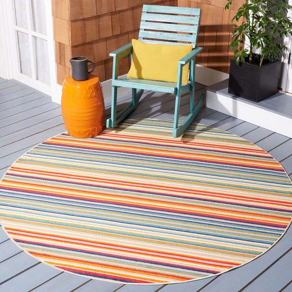 Safavieh Safavieh Cabana Rug Collection CBN323A - Ivory / Green