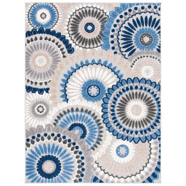 Safavieh Safavieh Cabana Rug Collection CBN382G - Grey / Blue