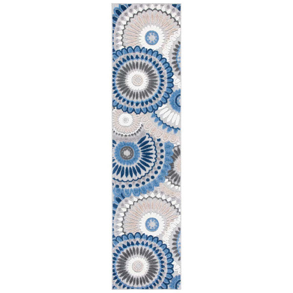 Safavieh Safavieh Cabana Rug Collection CBN382G - Grey / Blue