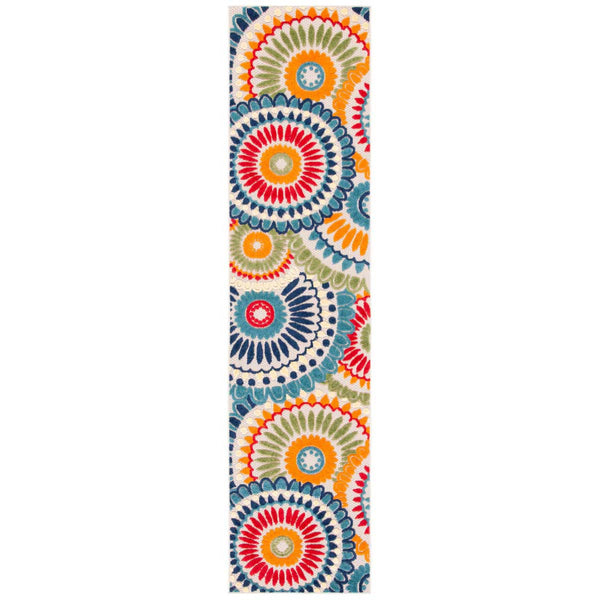 Safavieh Safavieh Cabana Rug Collection CBN382M - Blue / Ivory