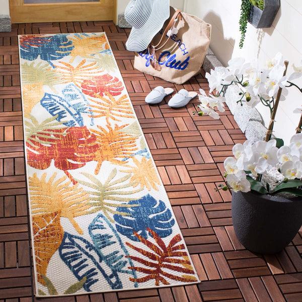 Safavieh Safavieh Cabana Rug Collection CBN831A - Creme / Red