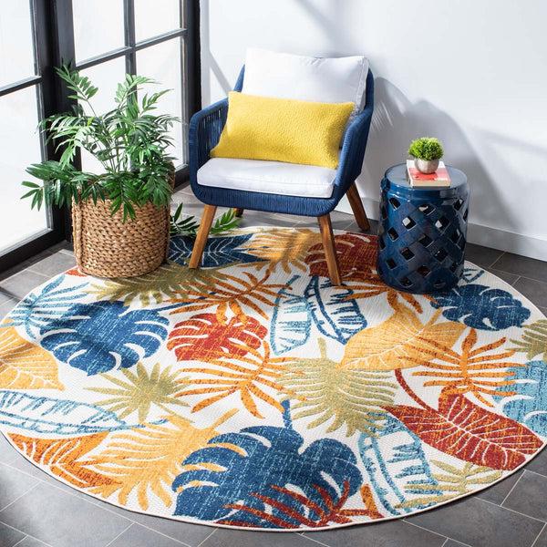 Safavieh Safavieh Cabana Rug Collection CBN831A - Creme / Red
