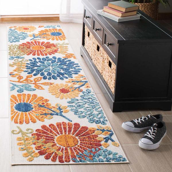 Safavieh Safavieh Cabana Rug Collection CBN832A - Creme / Red