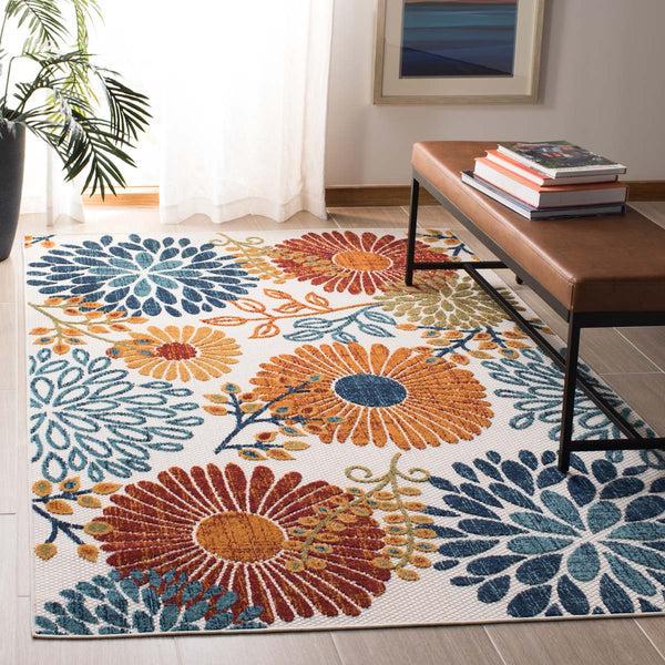 safavieh Safavieh Cabana Rug Collection CBN832A - Creme / Red