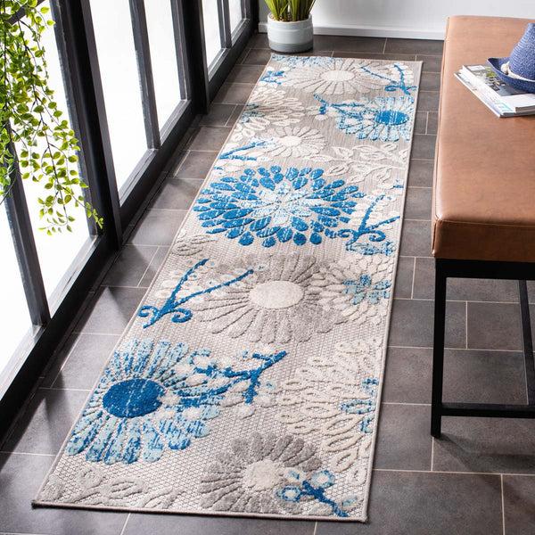 Safavieh Safavieh Cabana Rug Collection CBN832F - Grey / Navy