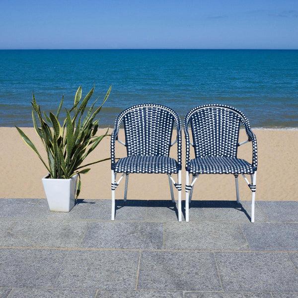 safavieh Safavieh California Armchair - Navy (Set of 2)