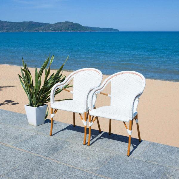 Safavieh Safavieh California Armchair - White (Set Of 2)