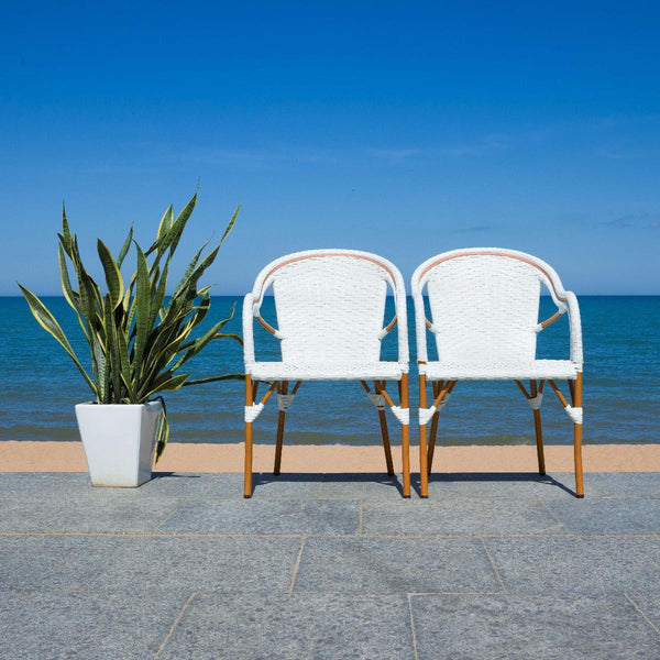 Safavieh Safavieh California Armchair - White (Set Of 2)