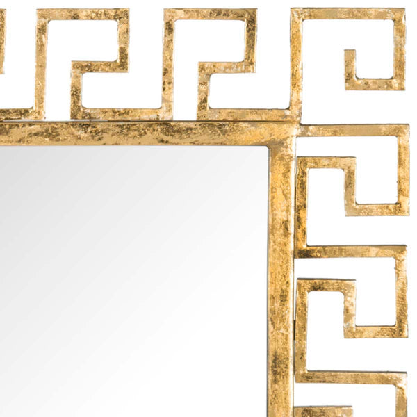 Safavieh Safavieh Calliope Greek Key Mirror - Antique Gold