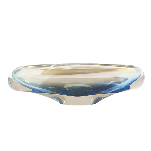 Safavieh Canoe Bowl-Blue Gelp | Global Views - 6.60405