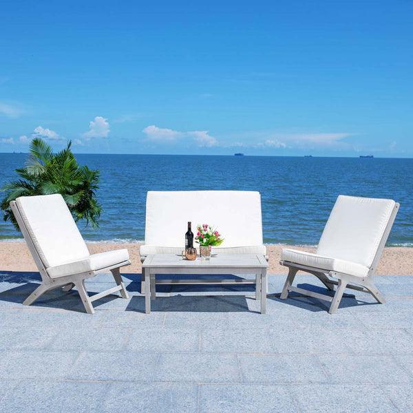 Safavieh Safavieh Chaston 4 Piece Living Set - Grey / Beige