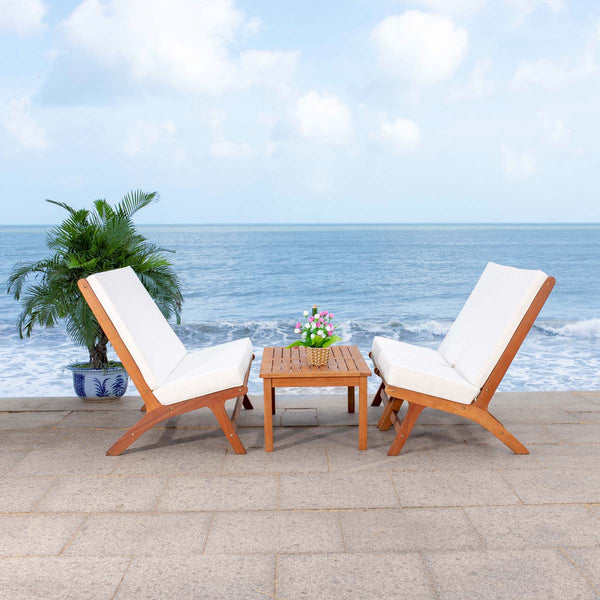 Safavieh Safavieh Chaston 4 Piece Living Set - Natural / Beige