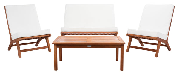 safavieh Safavieh Chaston 4 Piece Living Set - Natural / Beige
