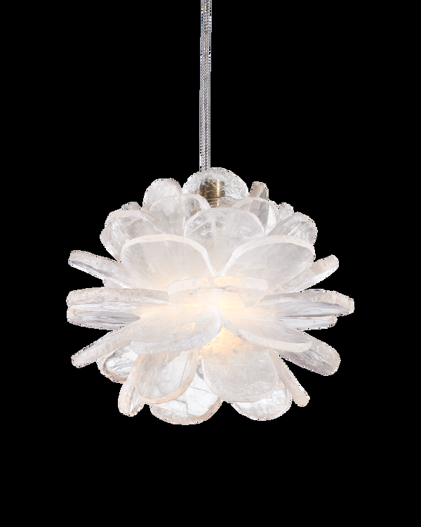safavieh Clarity Pendant - White | Currey & Co - 9000-1268