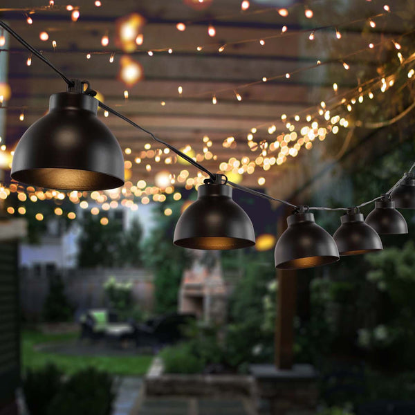 Safavieh Safavieh Claudie LED Outdoor String Lights - Black