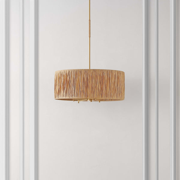 Safavieh Safavieh Colessa 5 Light Extendable Pendant - Natural / Gold