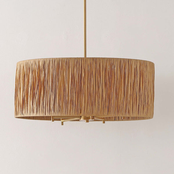 Safavieh Safavieh Colessa 5 Light Extendable Pendant - Natural / Gold