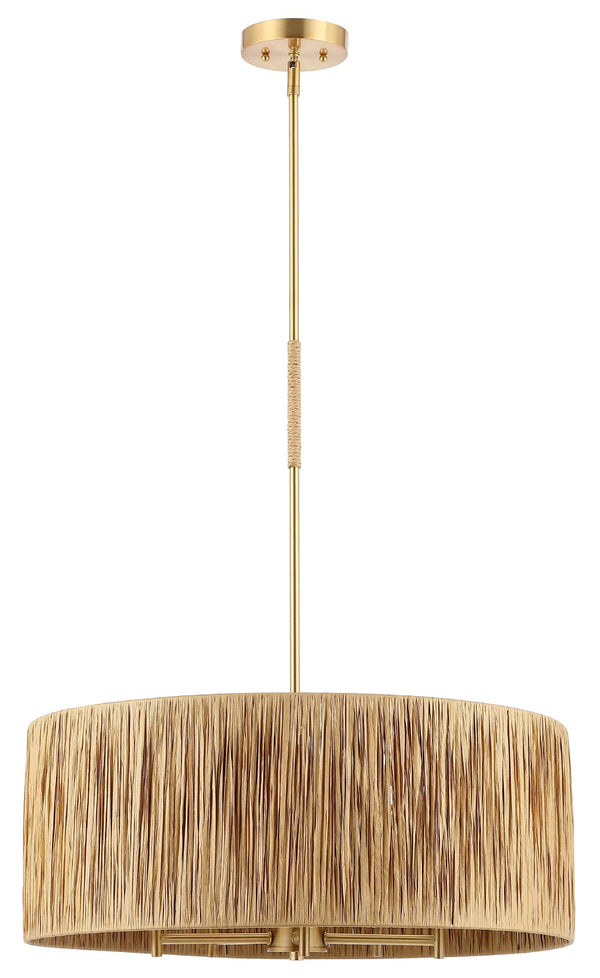 safavieh Safavieh Colessa 5 Light Extendable Pendant - Natural / Gold