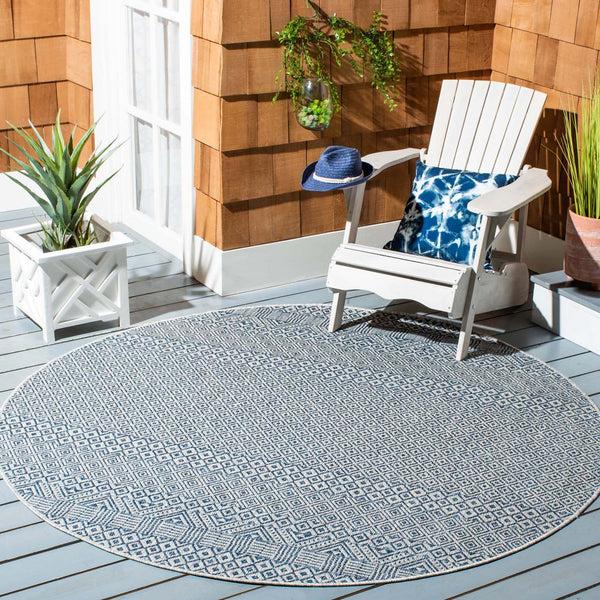 Safavieh Safavieh Courtyard Rug Collection CY8235-36812 - Grey / Blue