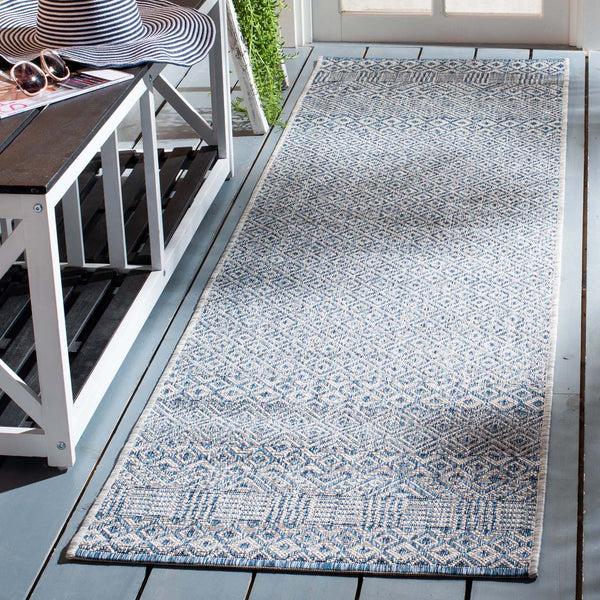 safavieh Safavieh Courtyard Rug Collection CY8235-55712 - Ivory / Green