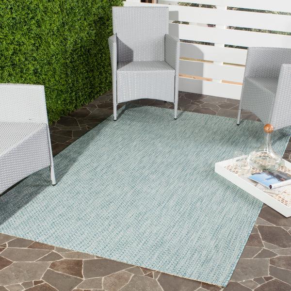Safavieh Safavieh Courtyard Rug Collection CY8521-37121 - Aqua / Grey