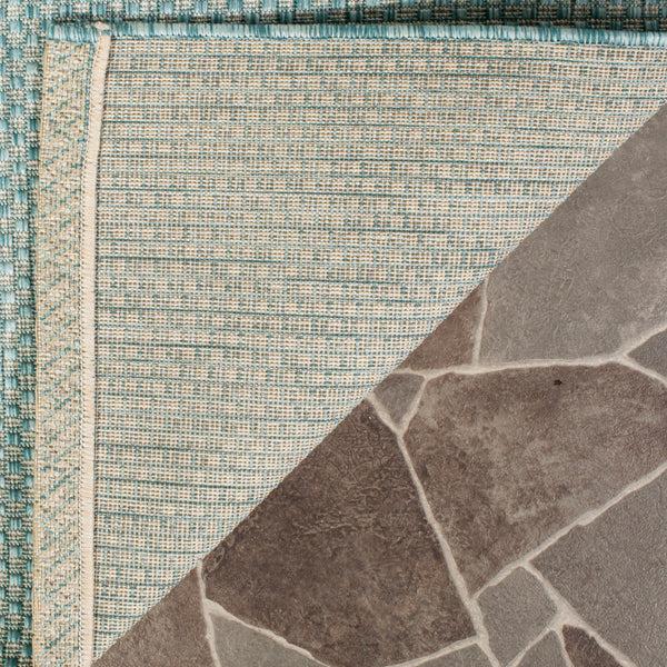 Safavieh Safavieh Courtyard Rug Collection CY8521-37121 - Aqua / Grey