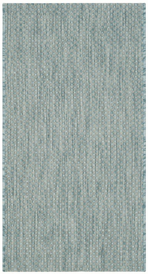 safavieh Safavieh Courtyard Rug Collection CY8521-37121 - Aqua / Grey