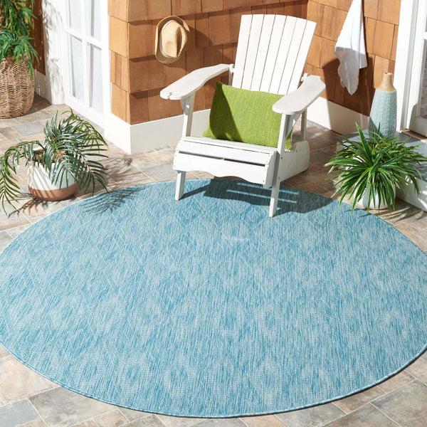 Safavieh Safavieh Courtyard Rug Collection CY8522-37122 - Aqua / Aqua