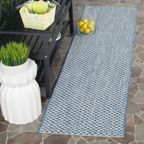 Safavieh Safavieh Courtyard Rug Collection CY8653-36821 - Blue / Light Grey