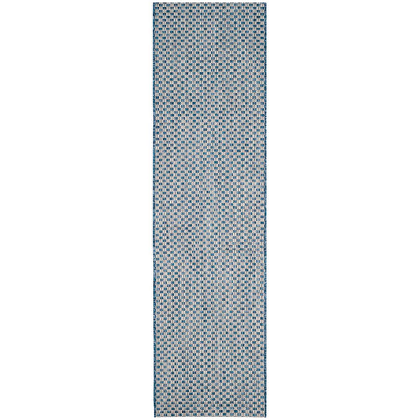 Safavieh Safavieh Courtyard Rug Collection CY8653-37121 - Light Blue / Light Grey