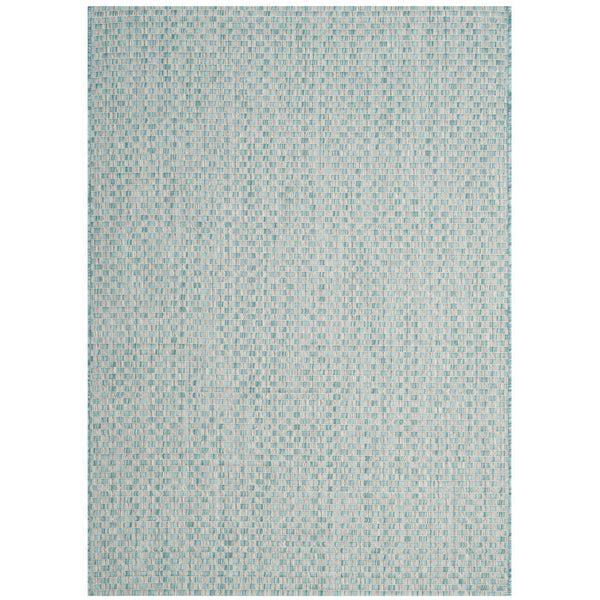 safavieh Safavieh Courtyard Rug Collection CY8653-37121 - Light Blue / Light Grey