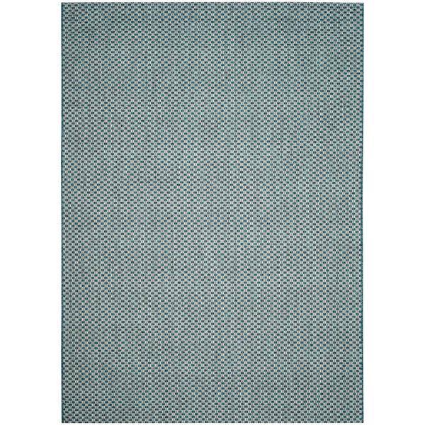 safavieh Safavieh Courtyard Rug Collection CY8653-37221 - Turquoise / Light Grey
