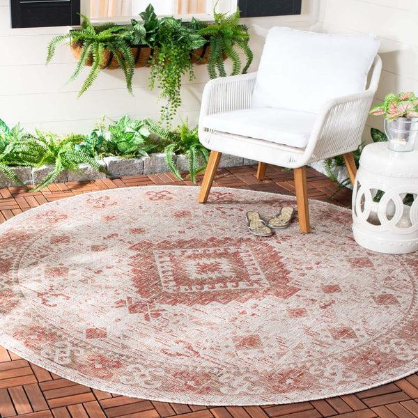 Safavieh Safavieh Courtyard Rug Collection CY8734-36812 - Light Grey / Blue